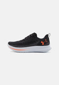 Under Armour VELOCITI 4 - Road running shoes - black/anthracite/ares red