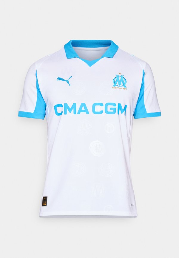 Puma OM HOME REPLICA - Football jersey - white bleu azur