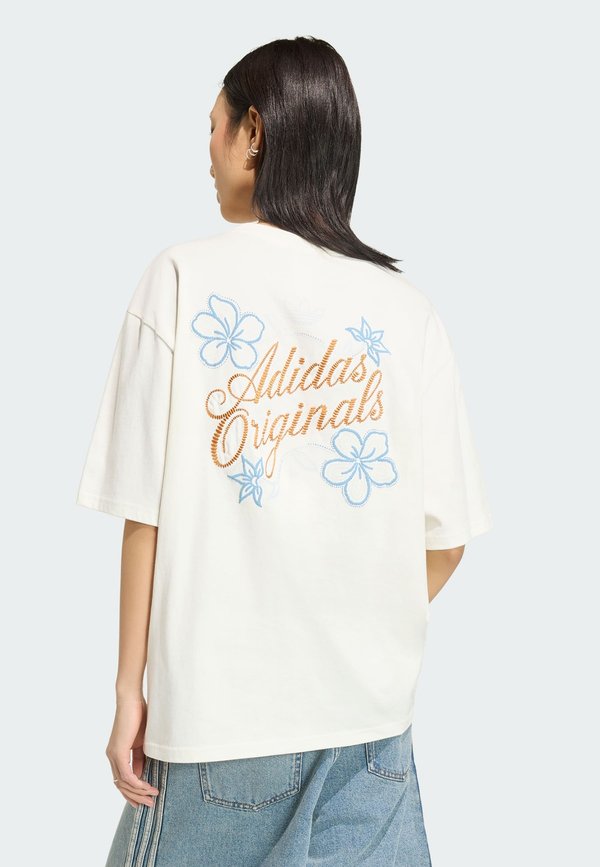 adidas Originals SUMMER GLOW GRAPHICS - Print T-shirt - off white