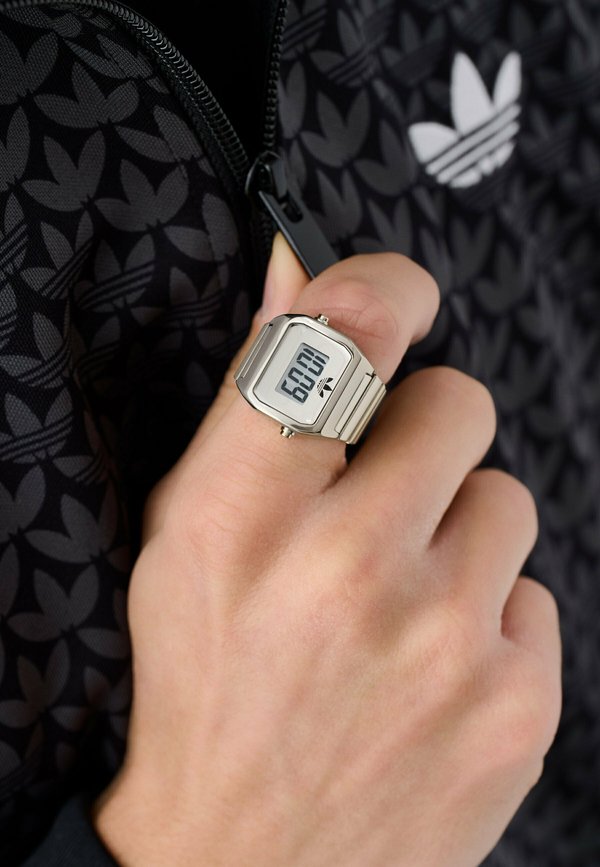 adidas Originals DIGITAL TWO RING UNISEX - Ring - silver-coloured tone