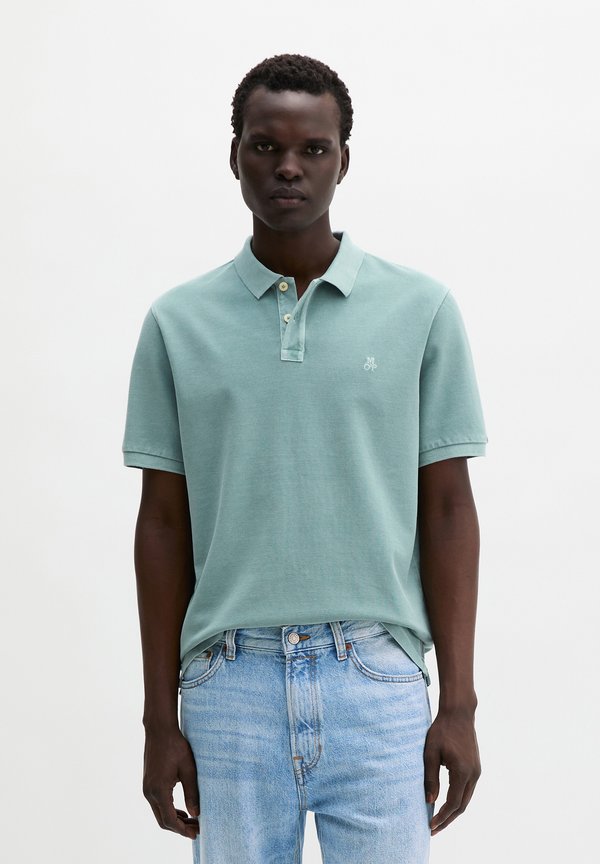 Marc O'Polo SHORT SLEEVE SLITS AT HEM EMBROIDERY