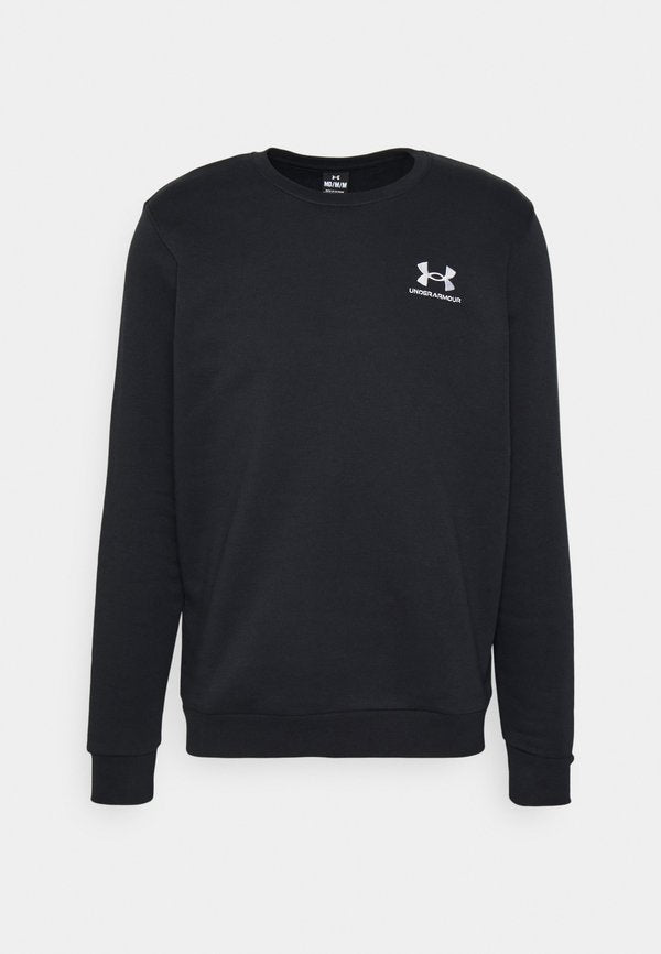 Under Armour ICON CREW - Sweatshirt - black/white