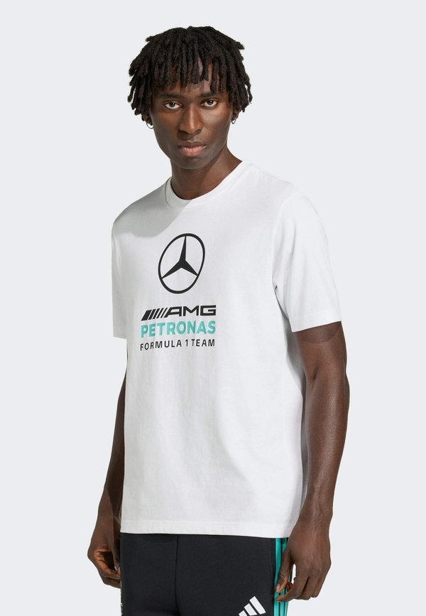 adidas Performance Sports T-shirt - white   semi mint rush