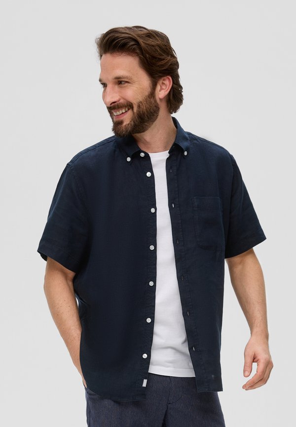 s.Oliver KURZARM - Shirt - navy