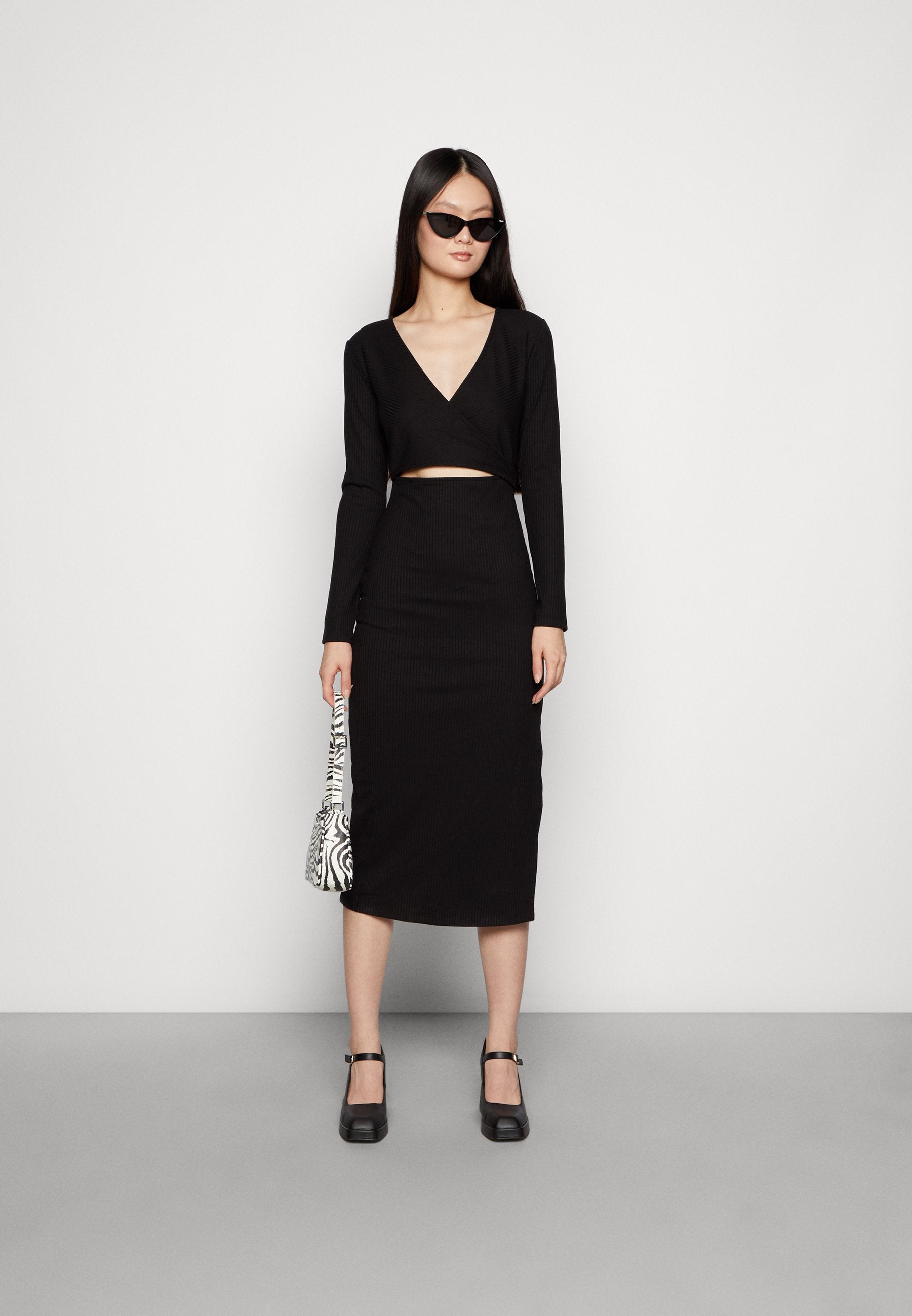 Forever New WRAP MIDI DRESS