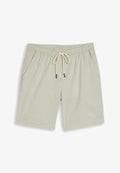 TOM TAILOR Swimming shorts - green beige vertical stripe
