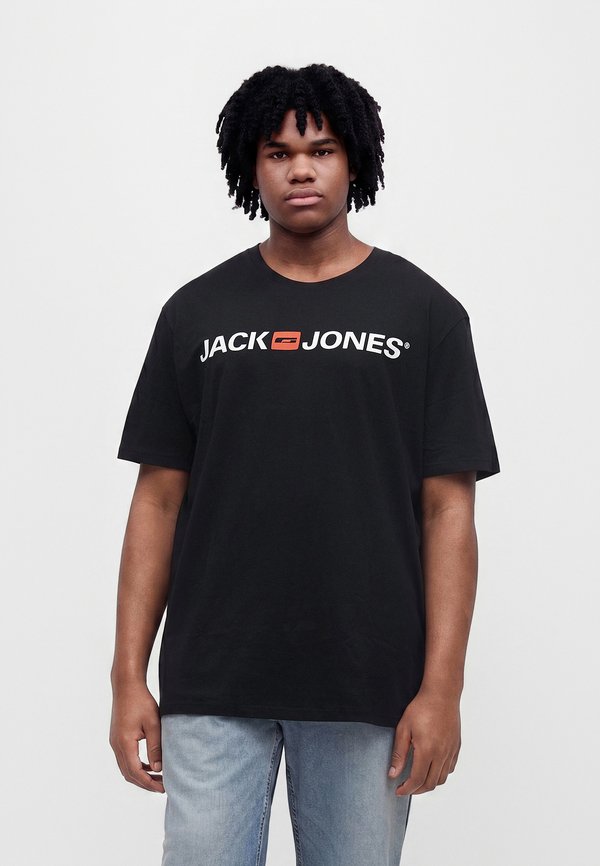 Jack & Jones JJECORP LOGO TEE CREW NECK - Print T-shirt - black