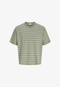 Jack & Jones Plus Size Striped - Print T-shirt - seagrass