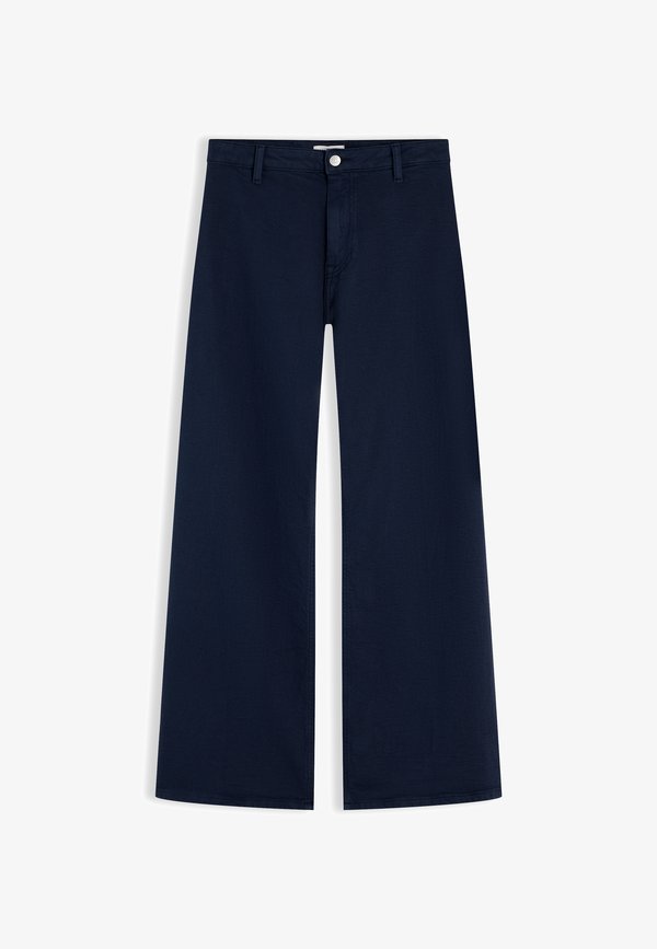 Tommy Hilfiger WIDE LEG WASHED ESSENTIAL - Wide Leg - dark night navy