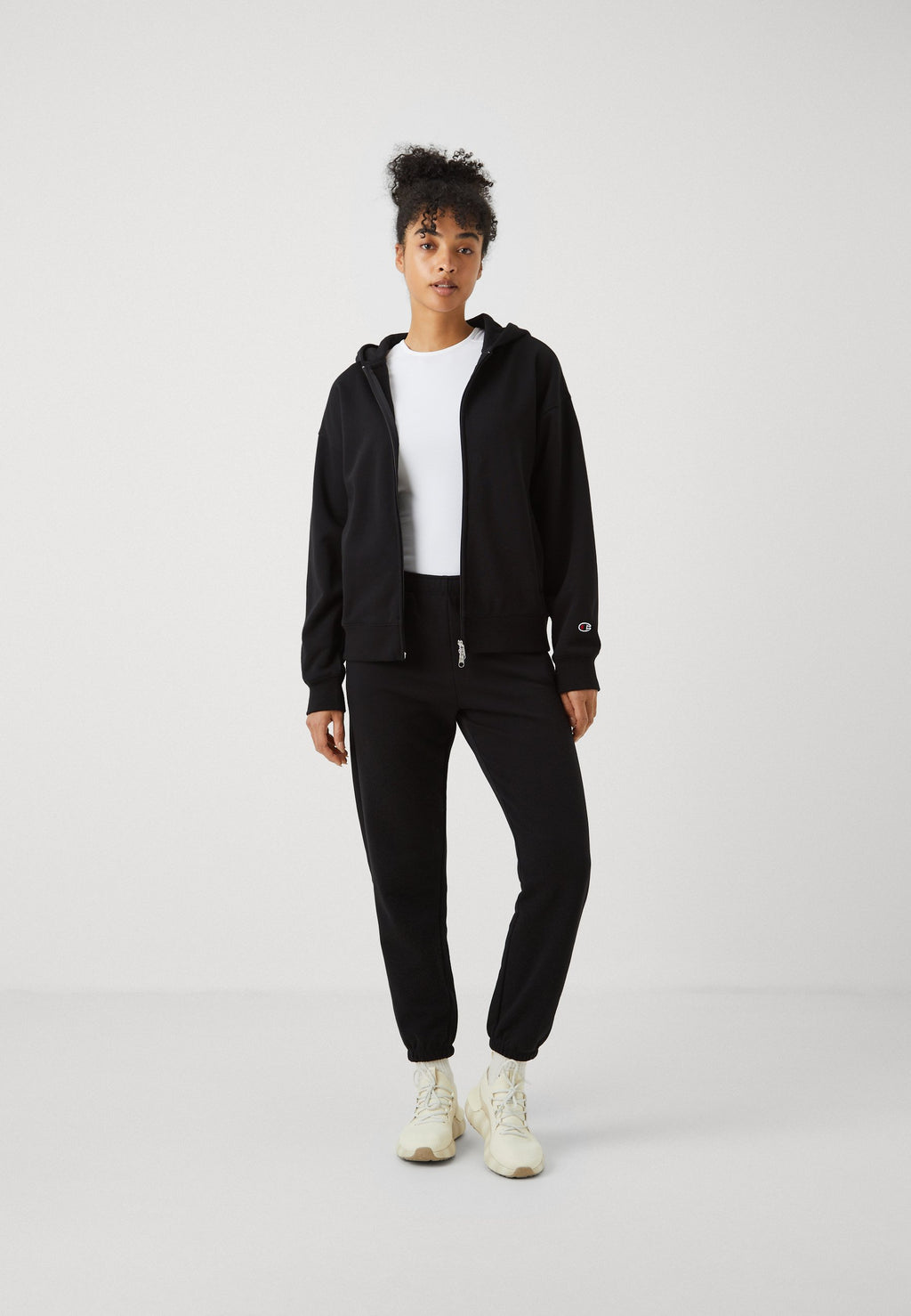 Champion ICONS FULL ZIP HOODIE LOGO