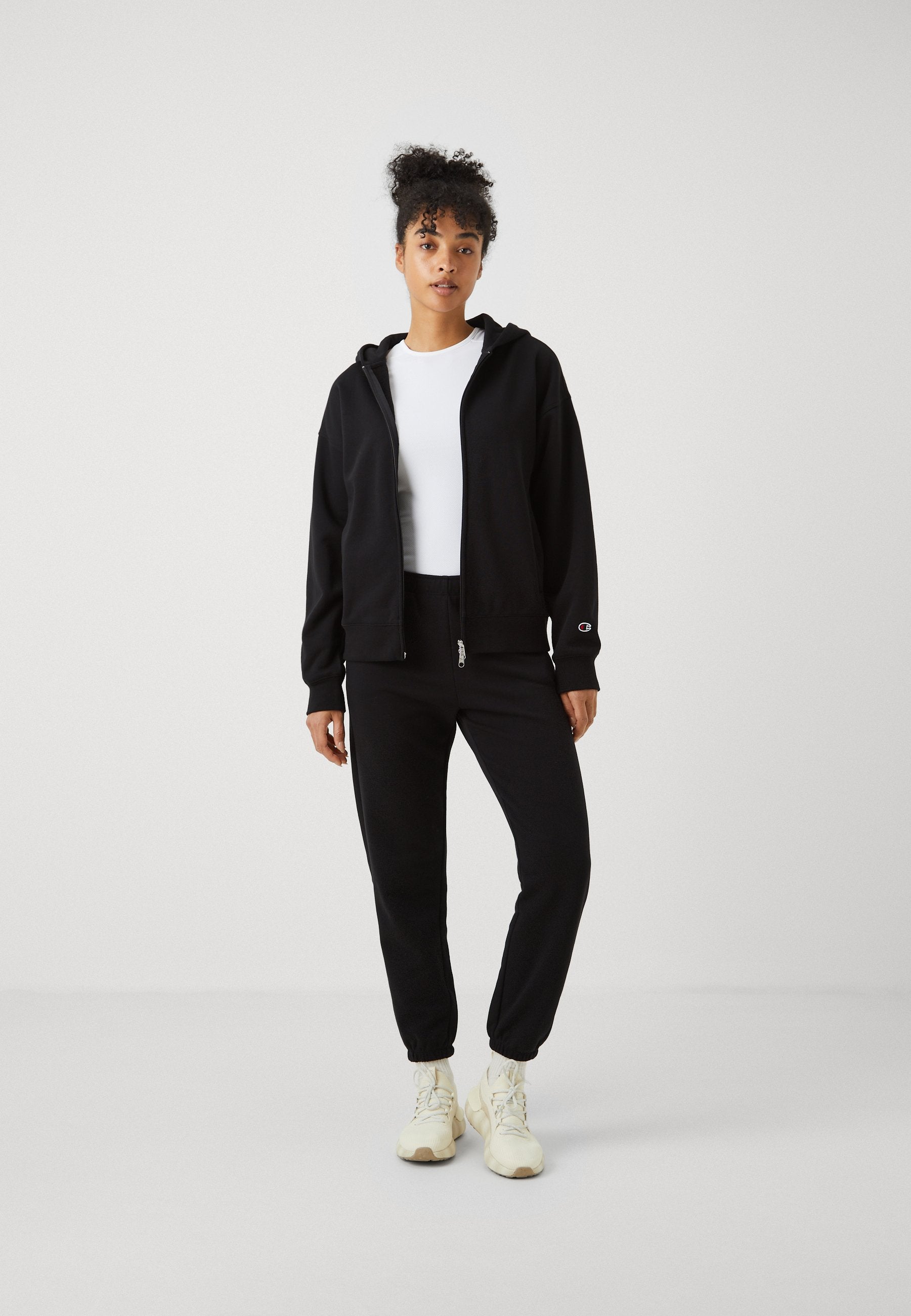 Champion ICONS FULL ZIP HOODIE LOGO