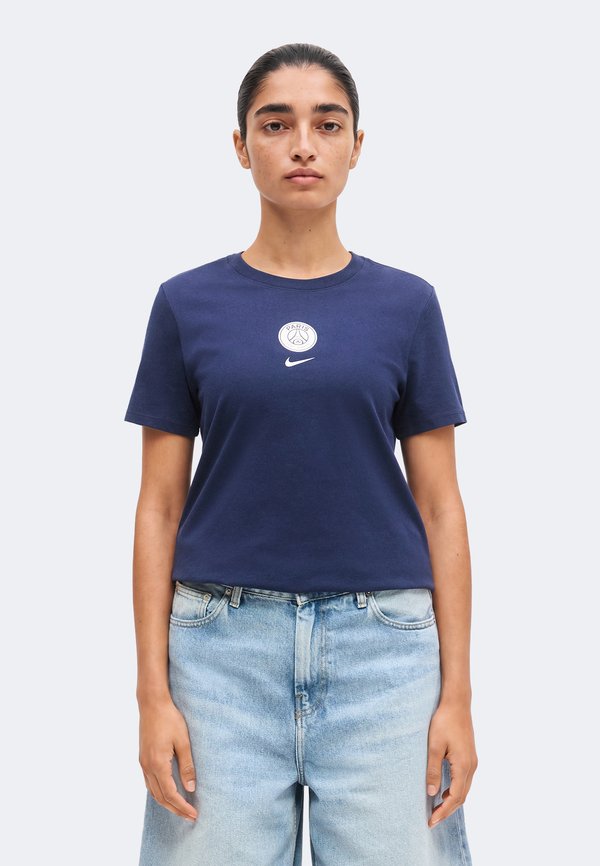 Nike Performance PSG LIFESTYLE TEE - Club wear - college navy