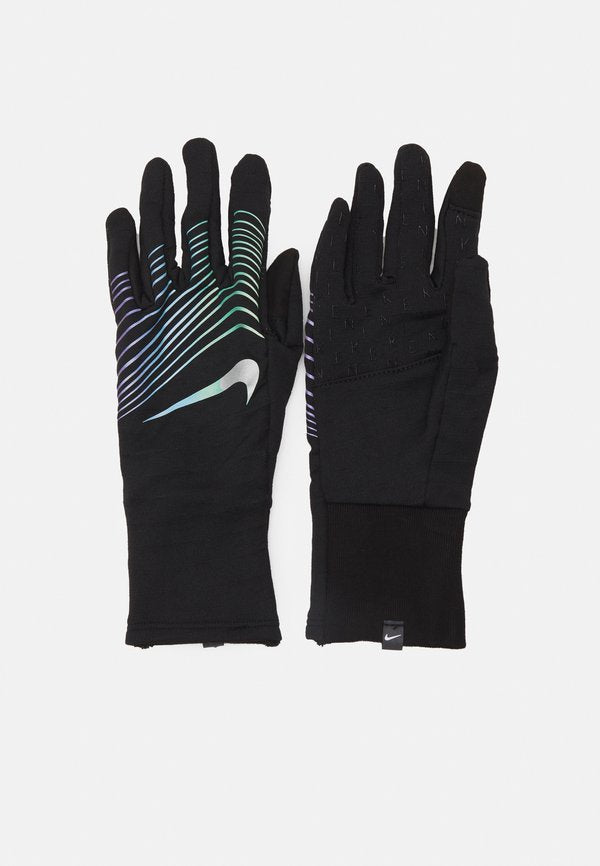 Nike Performance SPHERE  - Gloves - black/active pink rainbow