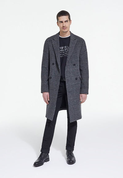 The Kooples LONG EN À CARREAUX