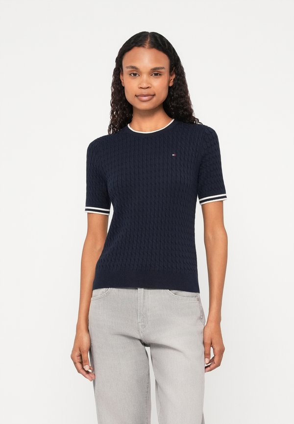 Tommy Hilfiger Basic T-shirt - dark night navy