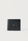 Tommy Hilfiger CASUAL LEATHER BIFOLD CREDIT CARD WALLET - Wallet - black