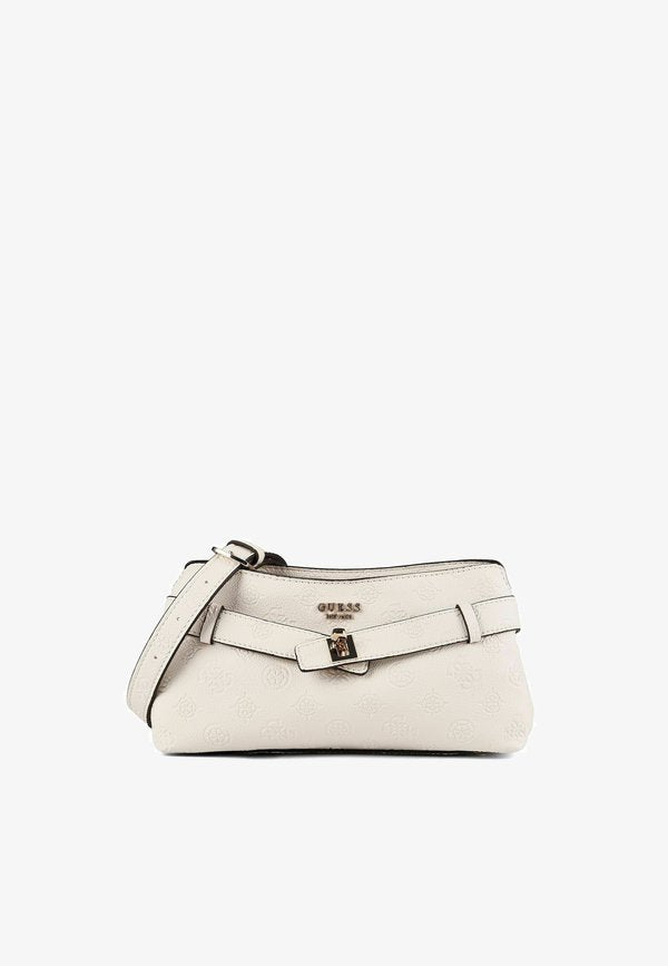 Guess ELLA UMHÄNGETASCHE 26 CM - Handbag - stone logo