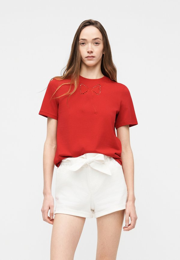 ONLY ONLFLY LIFE BOX - Print T-shirt - barbados cherry