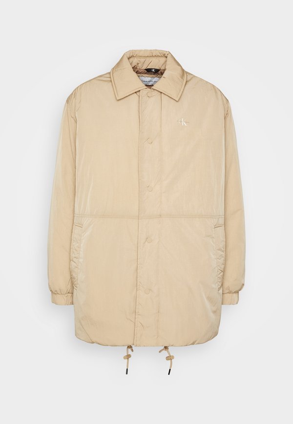 Calvin Klein Jeans ARCHIVAL MONOLOGO COACH JACKET - Parka - travertine