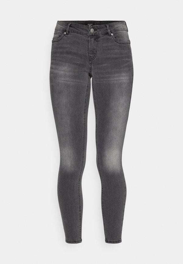 Vero Moda VMSYLVIA - Jeggings - medium grey denim