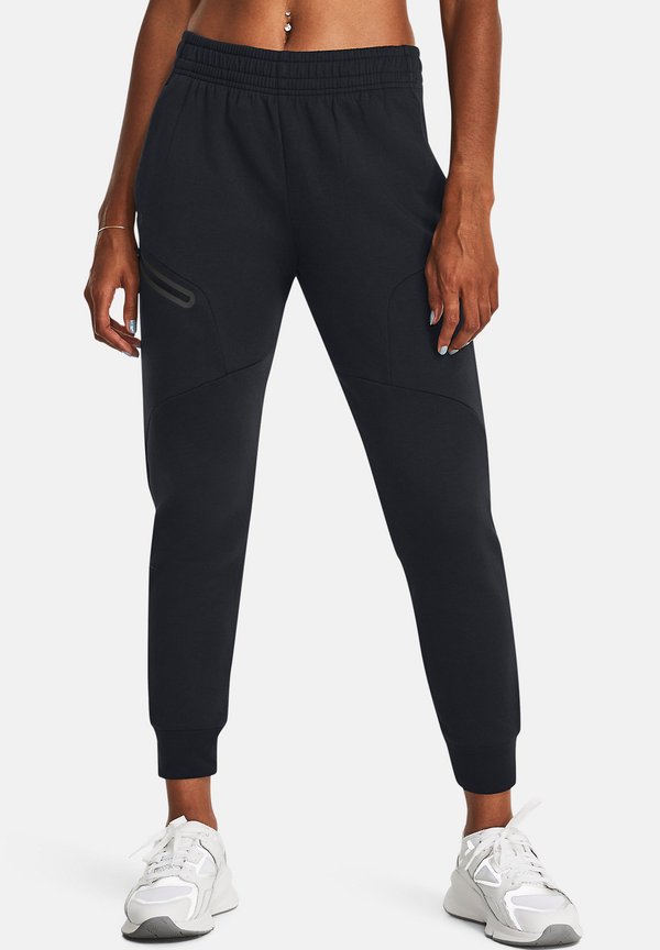 Under Armour UNSTOPPABLE FLEECE - Tracksuit bottoms - black