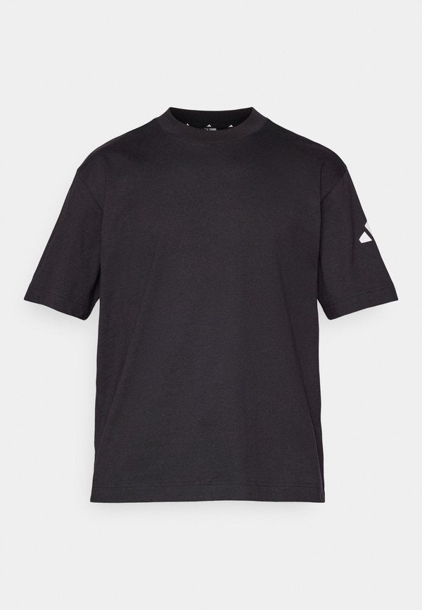 adidas Sportswear ESSENTIALS LOSE FIT TEE - Basic T-shirt - black/white