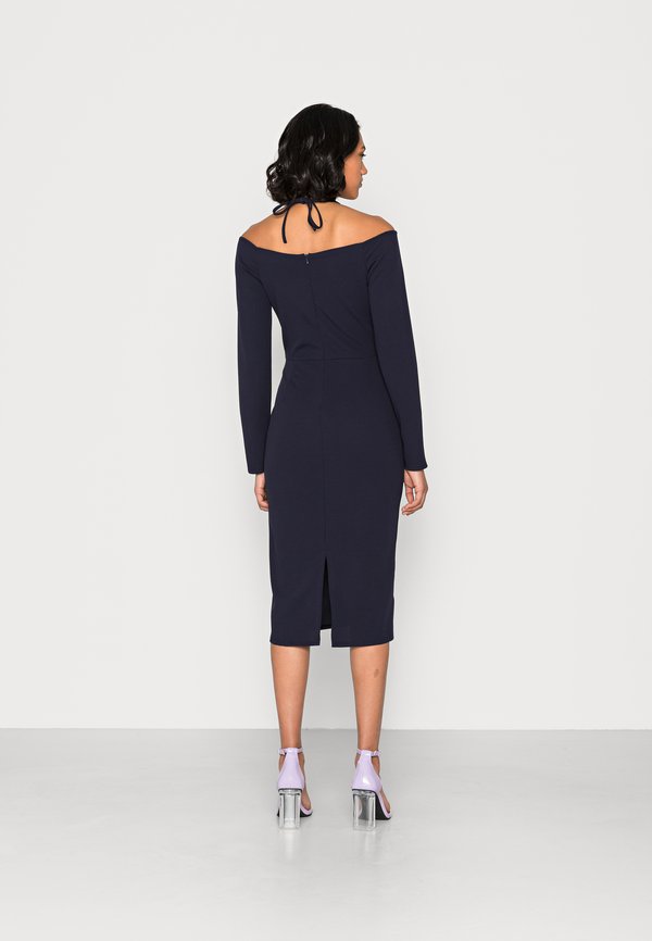 WAL G. ALEXIS CUT OUT HALTER DRESS