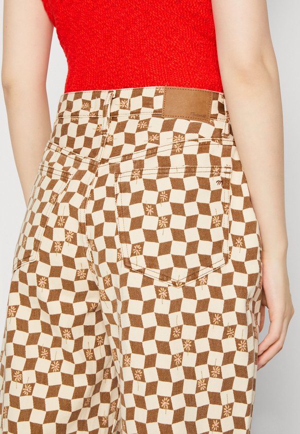 Madewell BAGGY IN CHECKER DAISY PRINT