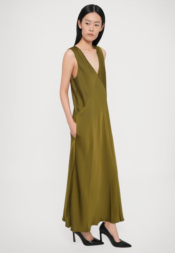 MICHAEL Michael Kors V NECK MIDI DRESS