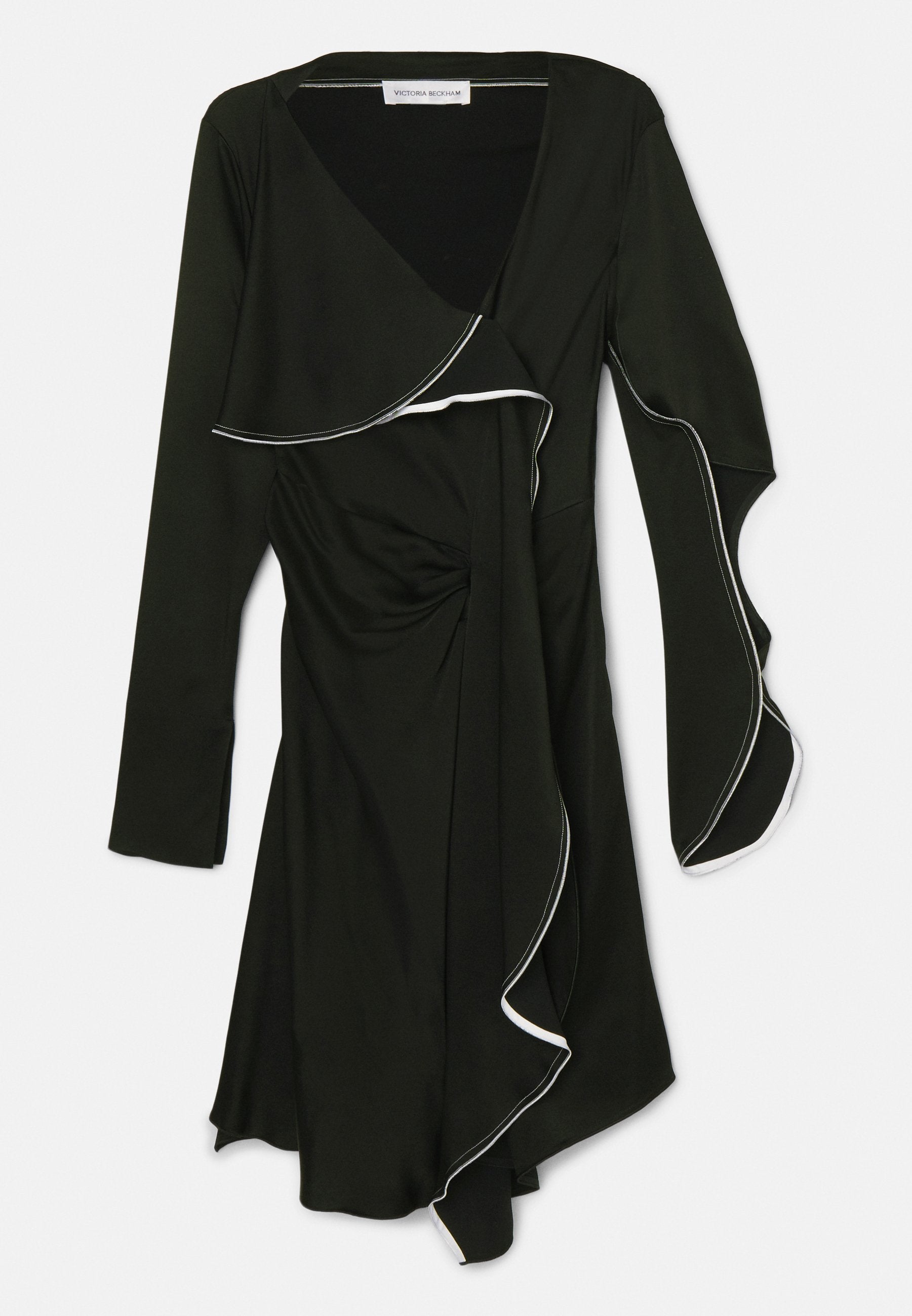Victoria Beckham GATHERED HEART DETAIL DRESS