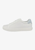Calvin Klein VULCANIZED LACE UP LOW  - Trainers - white pearl blue