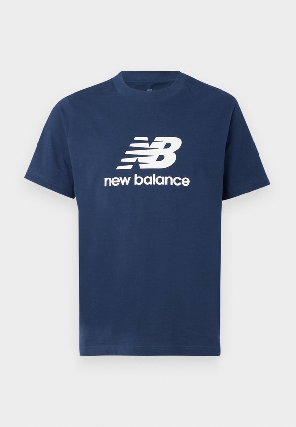 New Balance ESSENTIALS LOGO UNISEX - Print T-shirt - blue
