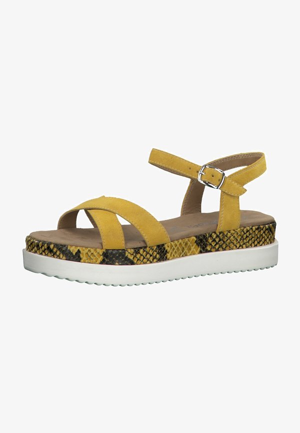 s.Oliver S.OLIVER  - Platform sandals - sun/snake