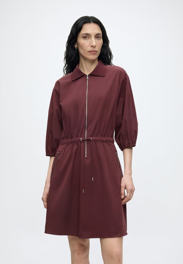 Marc O'Polo DENIM WOVEN DRESSES, ZIPPED POLO DRESS