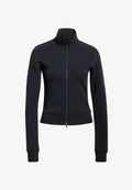 adidas Sportswear SOFT LUX SLIM TRACK TOP - Zip-up sweatshirt - black