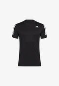 adidas Performance CLUB 3 STRIPES TEE - Sports T-shirt - black