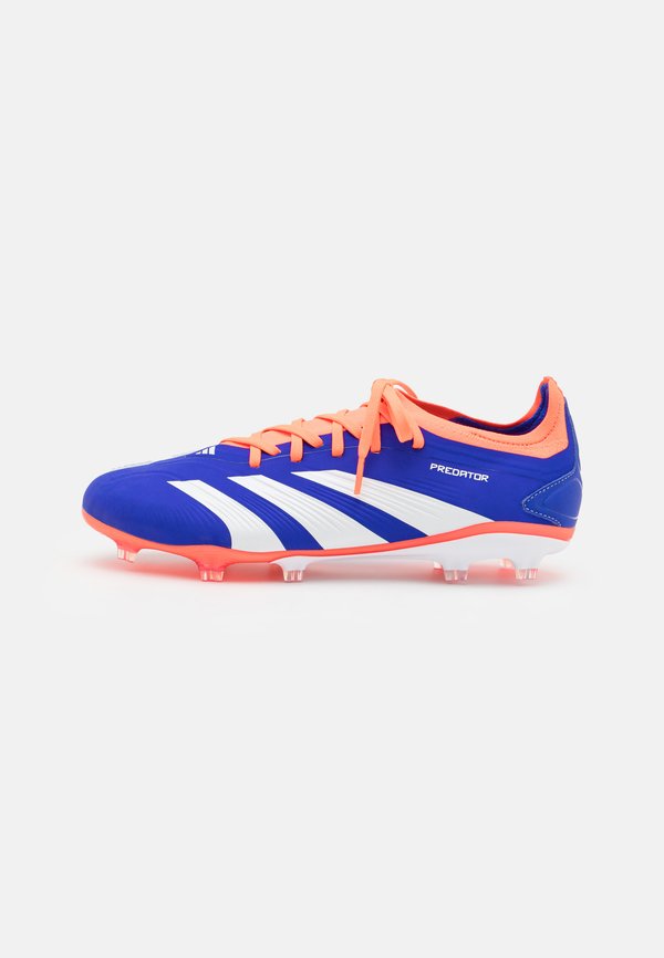 adidas Performance PREDATOR PRO FIRM GROUND - Firm-ground football boots - lucid blue/footwear white/solar red