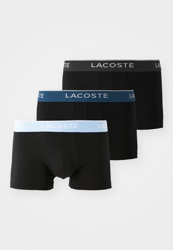 Lacoste UNDERWEAR TRUNK 3 PACK - Trunks - black/marina/graphite