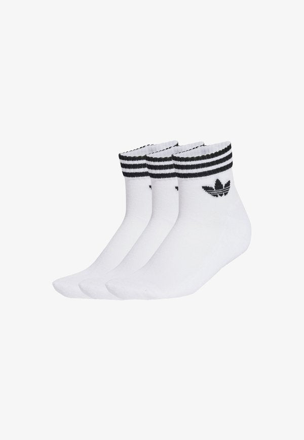 adidas Originals 3S ANKLE S 3PACK UNISEX - Socks - white white white