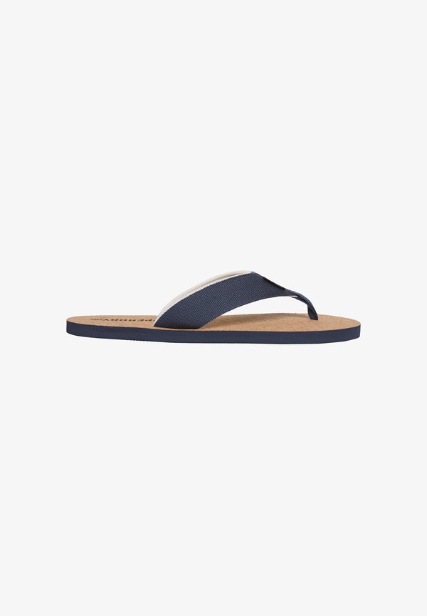 Superdry & Co GRAPHIC FLIP FLOPS - Pool shoes - lauren navy