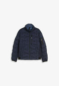 TOM TAILOR TOM TAILOR JACKEN HYBRID STEPPJACKE MIT VERSTAUBARER KAPUZE - Winter jacket - sky captain blue