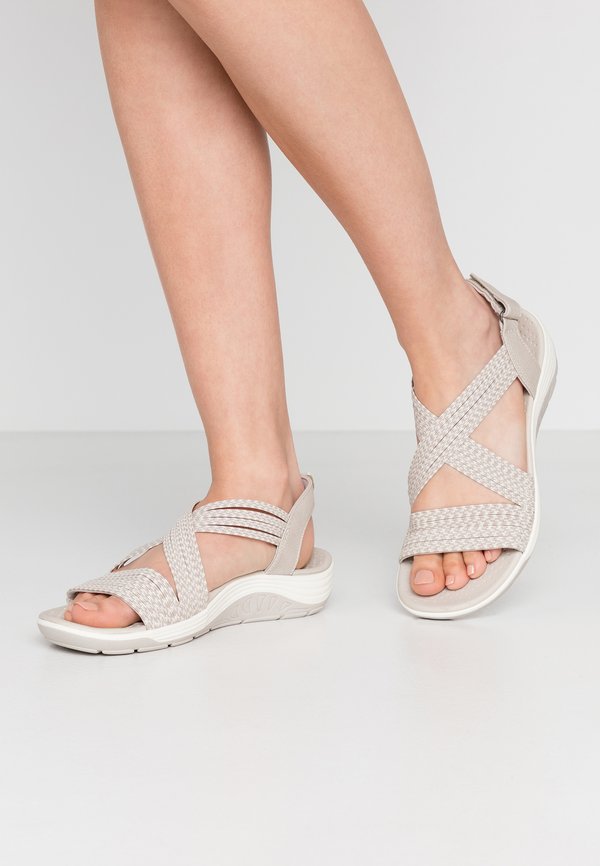 Skechers REGGAE CUP - Walking sandals - natural/taupe