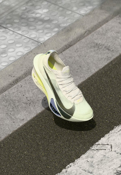 Nike Performance ALPHAFLY 3 - Road running shoes - phantom/sequoia/ultralime/citron tint/iron purple/football grey