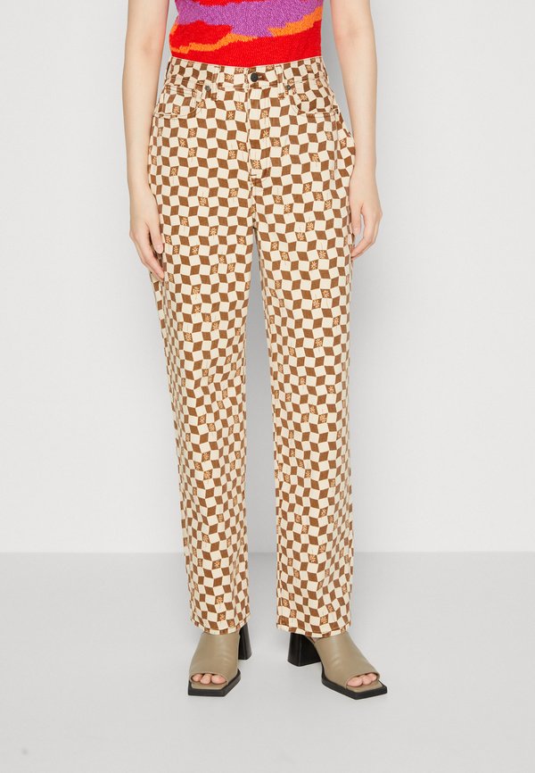 Madewell BAGGY IN CHECKER DAISY PRINT