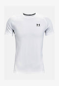 Under Armour FITTED - Sports T-shirt - white