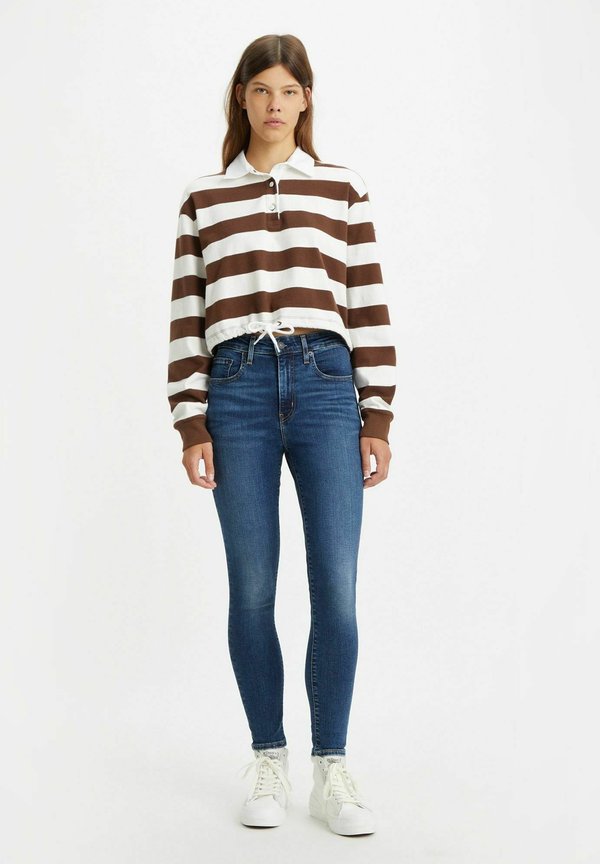 Levi's® 721® HIGH RISE SKINNY - Jeans Skinny Fit - dark indigo worn in blue