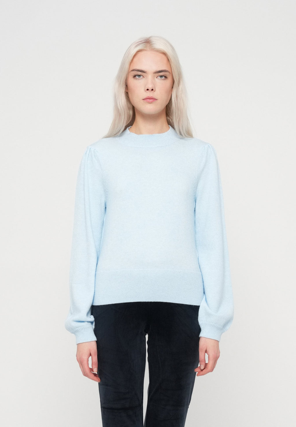 VILA VIRIL TURTLE-NK BALLOON L/S TOP - NOOS
