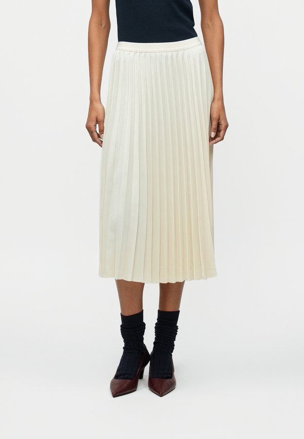 Tommy Hilfiger PLEATED TWILL MIDI SKIRT - Pleated skirt - calico