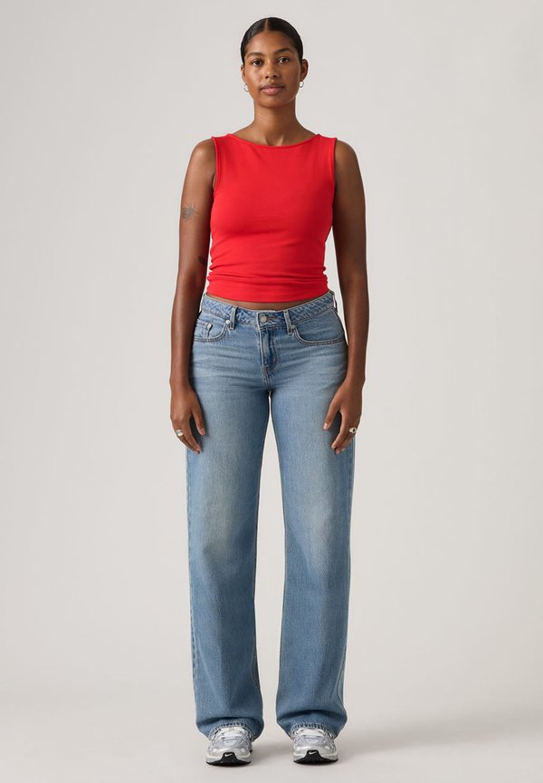 Levi's® LOW LOOSE - Trousers - business day - medium indigo