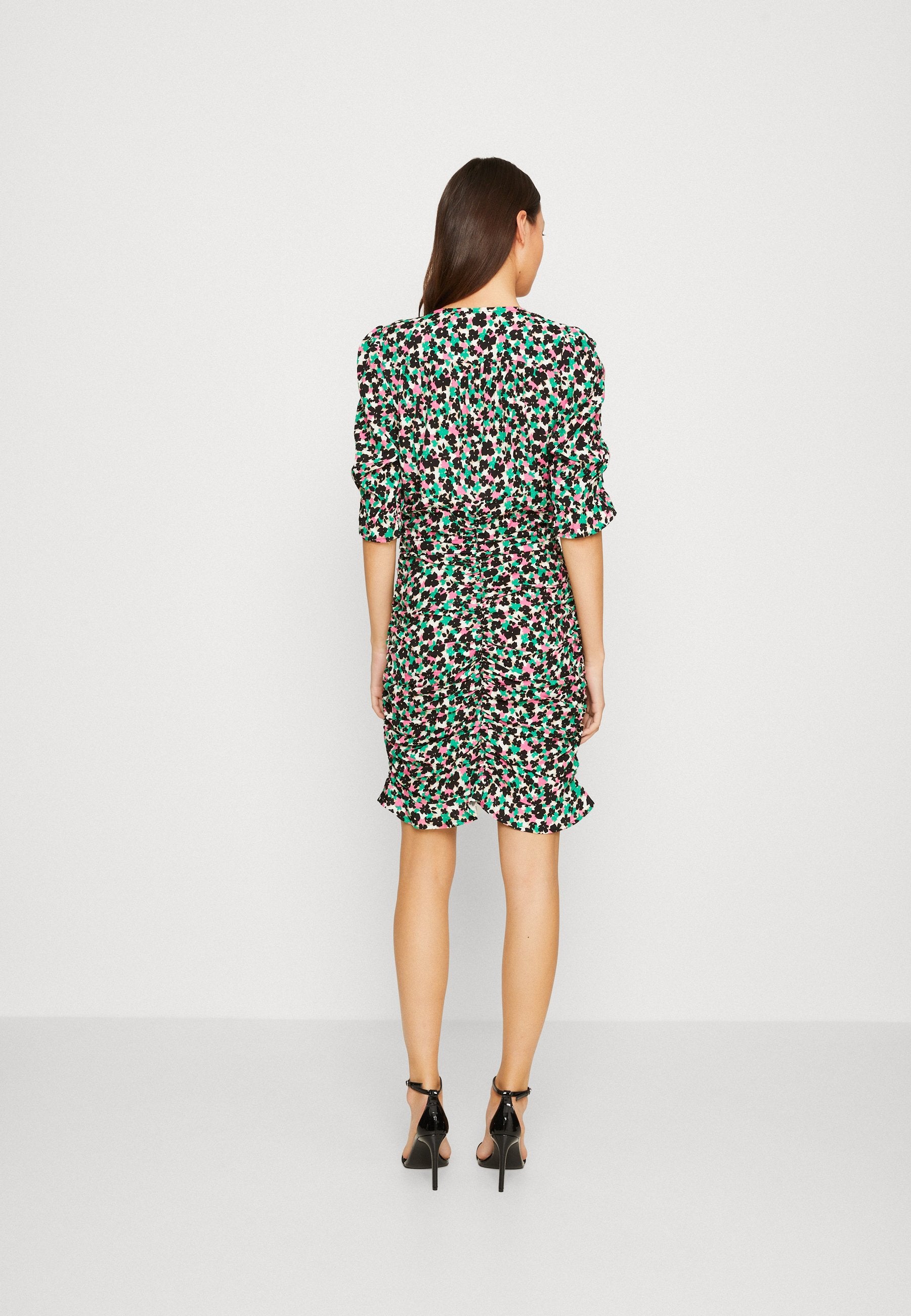 Colourful Rebel PEYTON CUTE FLOWER SMOCK DRESS